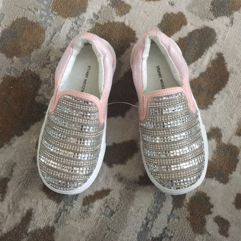 Girls Stuart Weizman slip on shoes 💖